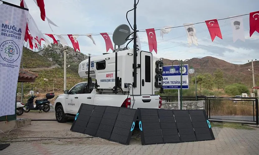 Muğla Büyükşehir'den Afetlere Karşı Mobil Haberleşme Sistemi