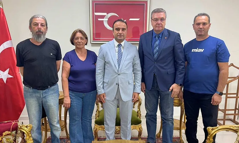 Muğla Büyükşehir Gazeteciler Cemiyeti'nden Menteşe Kaymakamı Budan'a Hayırlı Olsun Ziyareti