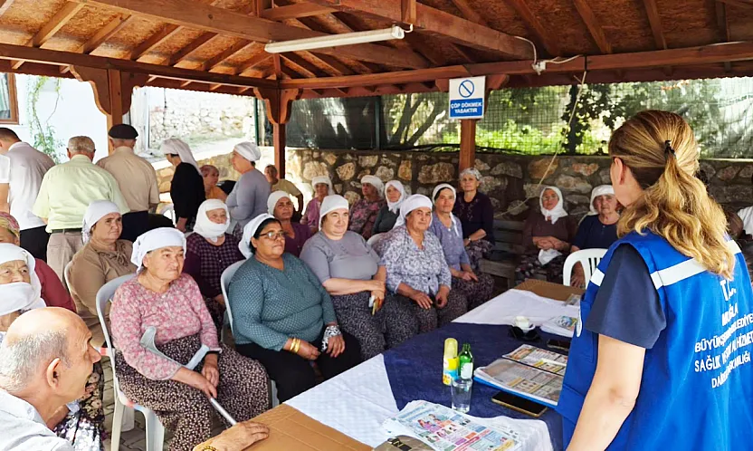 Muğla Büyükşehir sağlık ekibi sahada