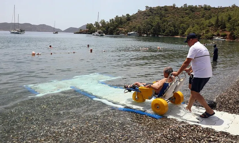 Muğla'da 23 plaj engelli bireylerin hizmetinde