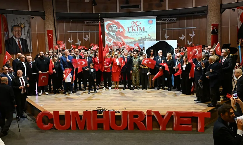 Muğla'da 29 Ekim Cumhuriyet Bayramı kutlama töreni gerçekleştirildi