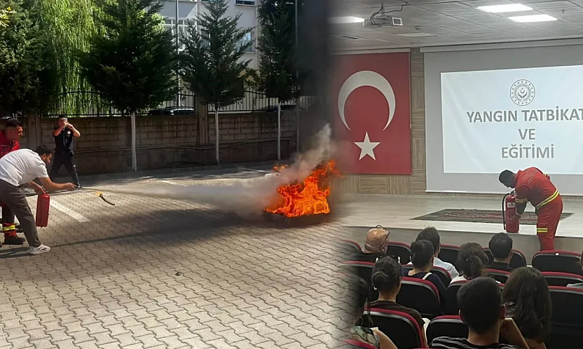 Muğla'da Aile ve Sosyal Hizmetler personeline yangın eğitimi verildi