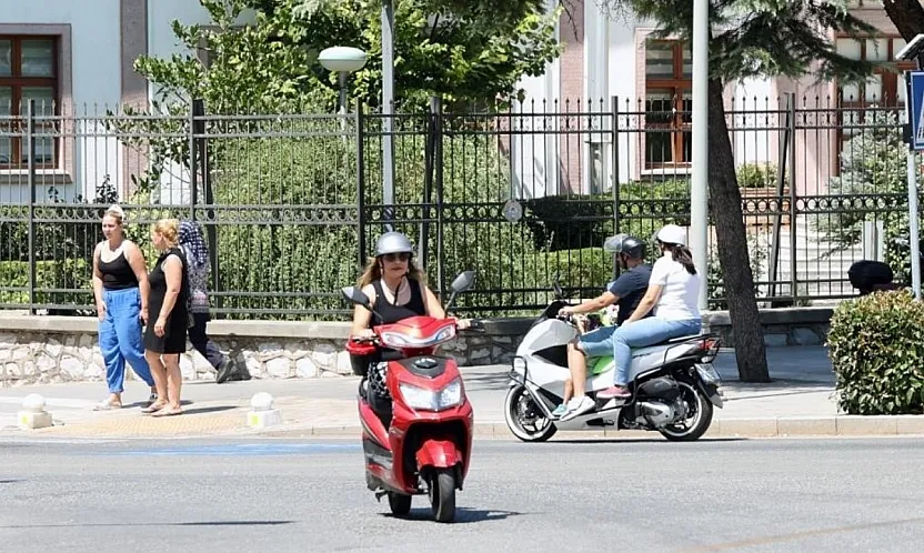 Muğla'da bir ayda 1641 motosiklet trafiğe çıktı