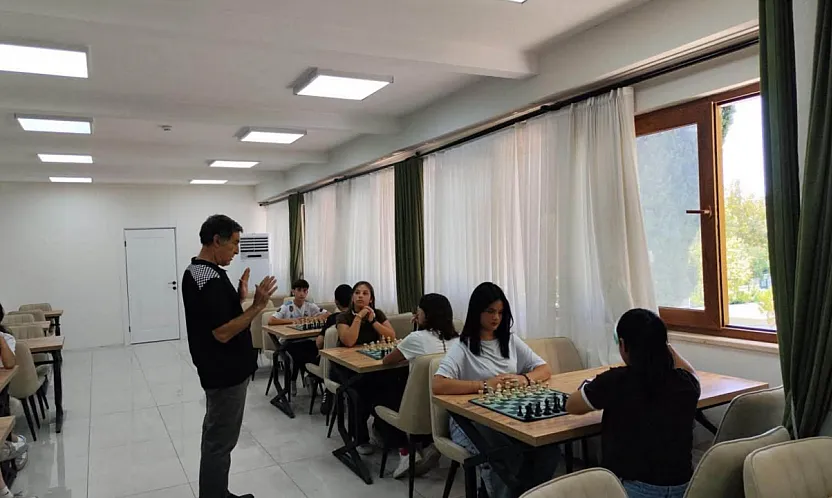 Muğla'da çocuklar satrançta il birinciliği için yarıştı