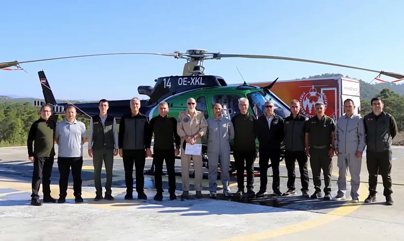 Muğla'da görevli orman yangınları hava araçlarının görevleri sona erdi