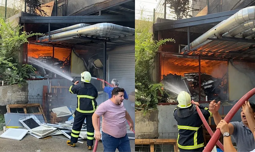 Muğla'da hastanede yangın paniği