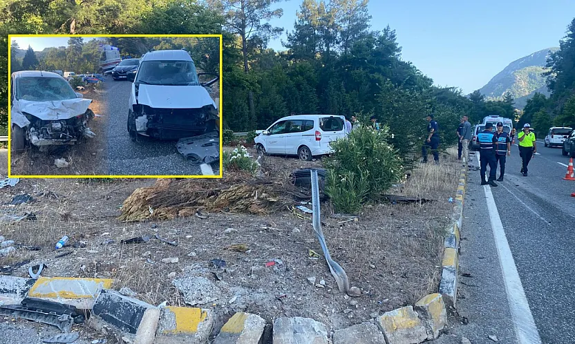 Muğla'da iki kamyonetin çarpıştığı kazada 1 kişi öldü, 3 kişi yaralandı