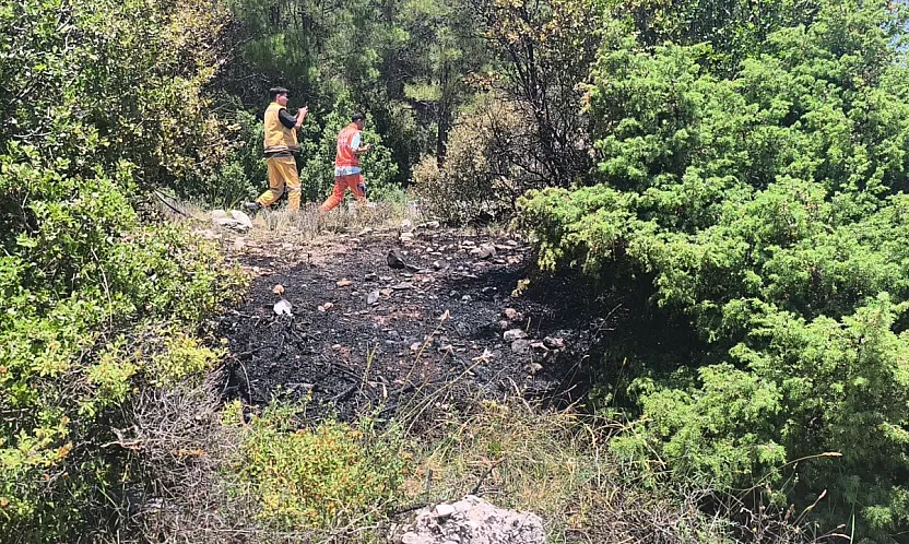 Muğla'da orman yangını ekiplerin hızlı müdahalesi ile söndürüldü
