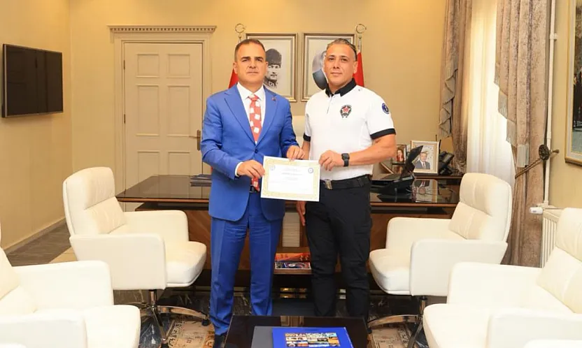 Muğla'da Özel Güvenlik Haftası: Evren Arslan'a Vali Akbıyık'tan ödül