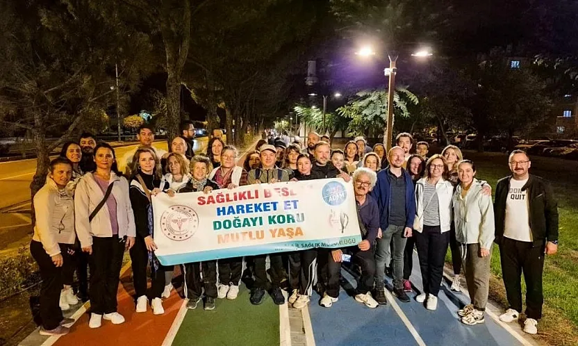 Muğla'da Sağlıkçılar, Dünya Kalp Günü'nde 'Sağlıklı Yaşam' için yürüdü