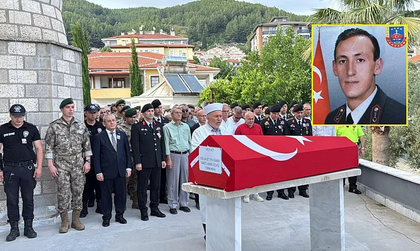 Muğla'da vefat eden gazi törenle son yolculuğuna uğurlandı