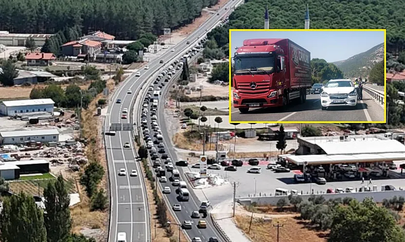 Muğla'da zincirleme kaza sonrası karayolunda trafik tıkandı