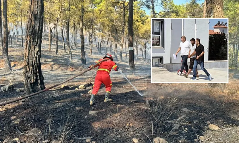 Muğla'daki yangında gözaltına alınan şahıs adli kontrolle serbest bırakıldı