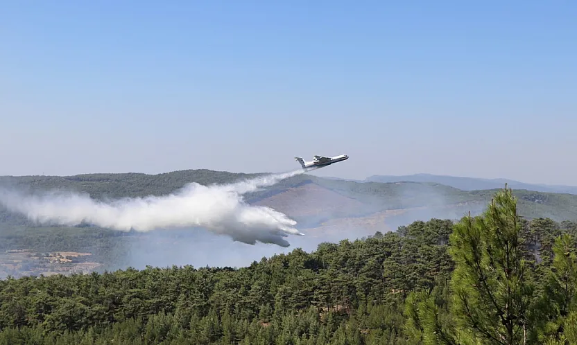 Muğla'daki yangının enerjisi düşürüldü