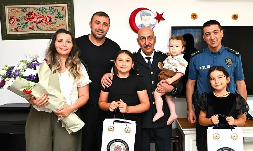 Muğla Emniyet Müdürü Karadeniz, şehit ailesini ziyaret etti