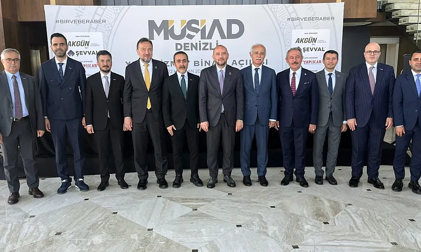 Muğla MÜSİAD, Denizli Şubesinin yeni hizmet binası açılışına katıldı