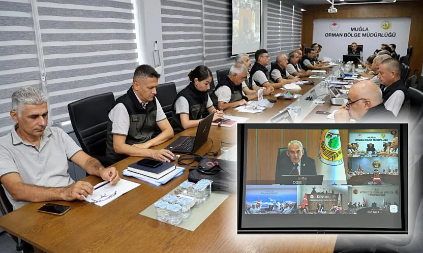 Muğla Orman Bölge Müdürü Ülküdür, OGM Ağustos Ayı Değerlendirme Toplantısı'na katıldı