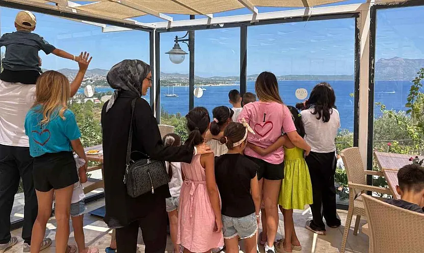Muğla Sevgi Evleri'nde kalan çocuklar Datça'da ağırlandı