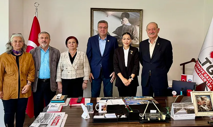 Muğla Uyuşturucu ile Mücadele ve Sağlıklı Yaşam Derneği'nden Büyükşehir Gazeteciler Cemiyeti'ne Ziyaret