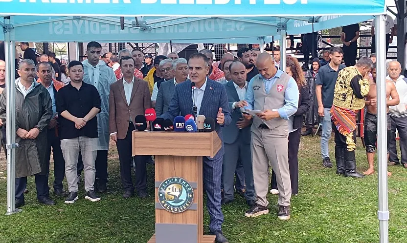 Muğla Valisi Akbıyık'tan Seki Yağlı Güreşleri'nde gençlik vurgusu