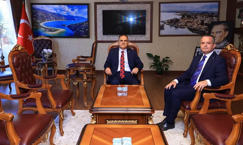 Muğla Valisi Dr. İdris Akbıyık'tan Fethiye Kaymakamlığı'na ziyaret