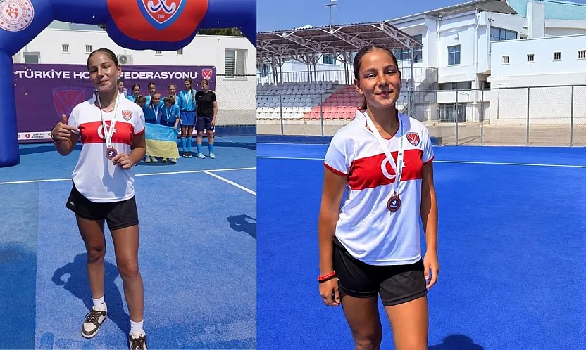 Muğlalı Hokey Milli oyuncu, Avrupa üçüncüsü oldu