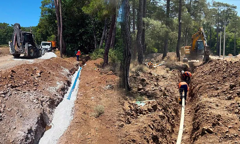 MUSKİ'den Çetibeli Mahallesi'nde İçme Suyu Hattı Yenileme Çalışması