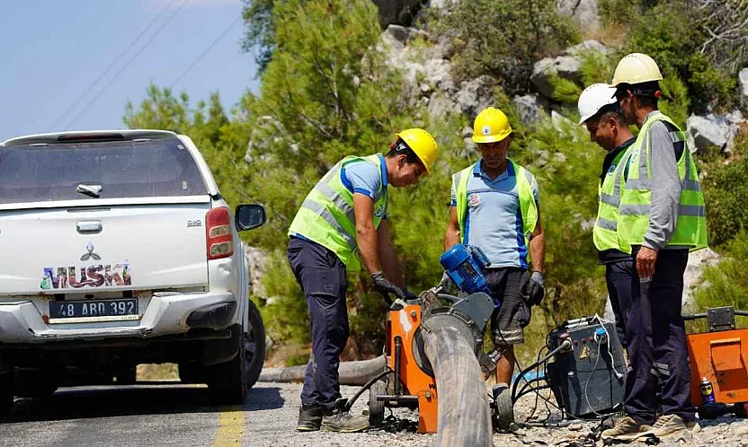 MUSKİ'den Gökçeovacık'a 3 Kilometrelik Yeni İçme Suyu Hattı