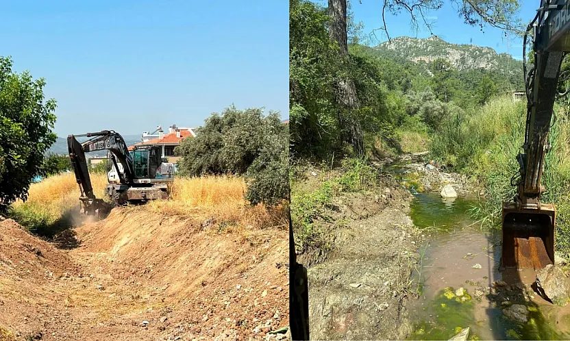 MUSKİ'den Yatağan'da dere temizliği