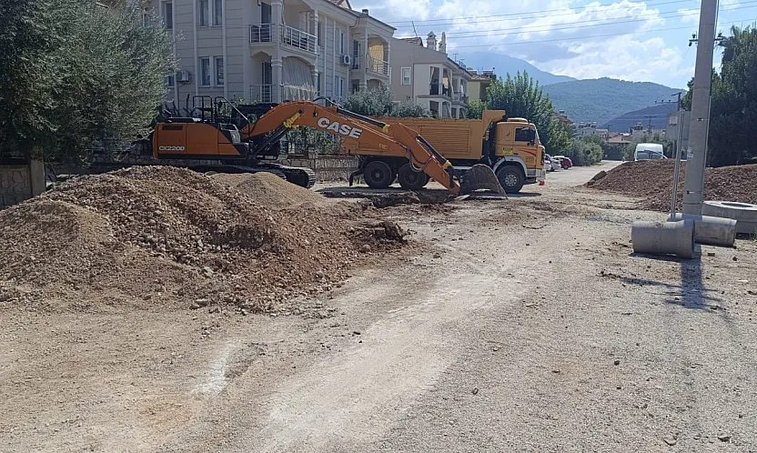 MUSKİ, Fethiye'de drenaj çalışmalarını sürdürüyor