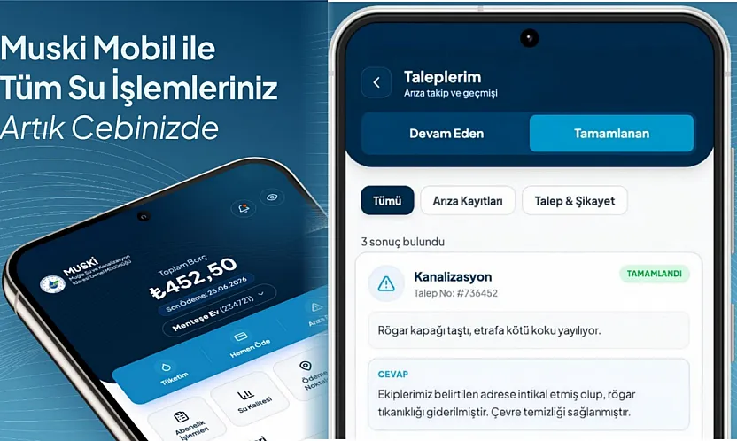 MUSKİ hizmetleri mobil uygulamaya taşındı