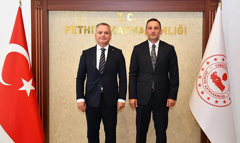 Nazilli'ye Atanan Başsavcı Karartı'dan Kaymakam Akkaya'ya Veda Ziyareti