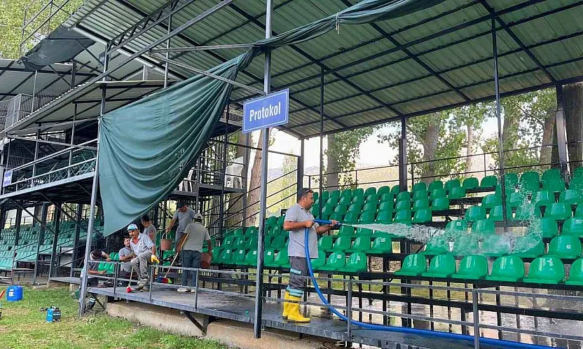 Seki Zümrüt Çayırı'nda güreşler için son hazırlıklar