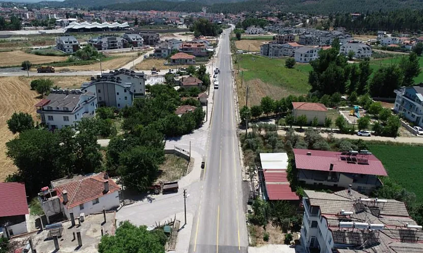 Seydikemer Belen'de yol çalışmaları tamamlandı
