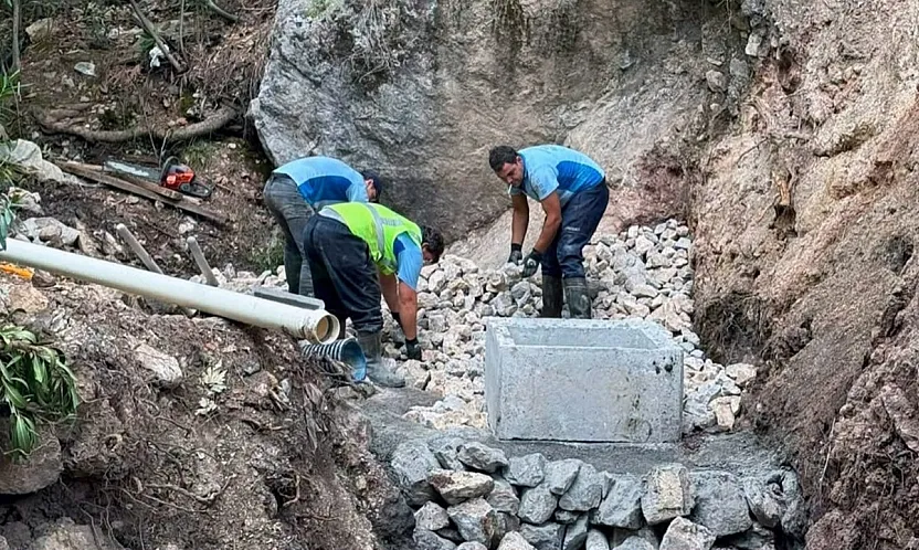 Seydikemer'de su kaynakları yenilendi