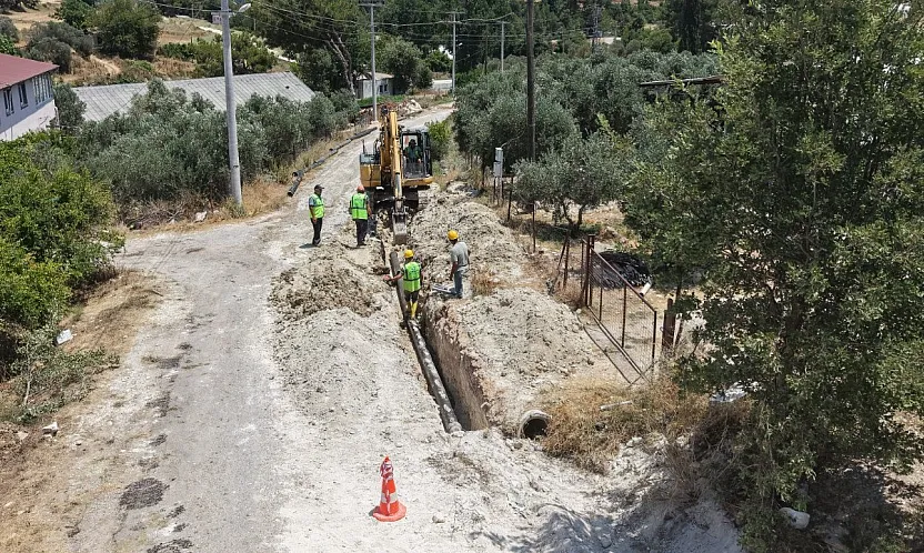 Seydikemer Gölbent'te İçme Suyu Altyapısı yenileniyor
