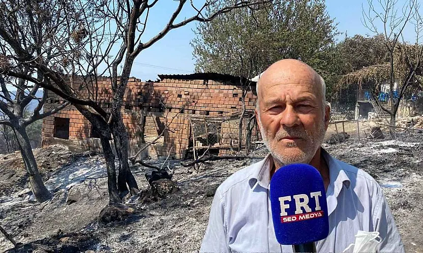 Seydikemer yangınında evini kaybetti: 'Canımızı zor kurtardık'