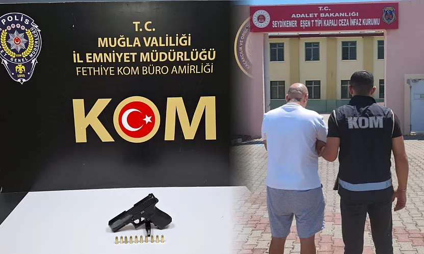 Silahlı Yağma Hükümlüsü Fethiye'de Düzenlenen Operasyonla Yakalandı