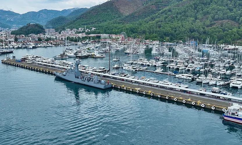TCG Zıpkın Marmaris'te ziyarete açıldı