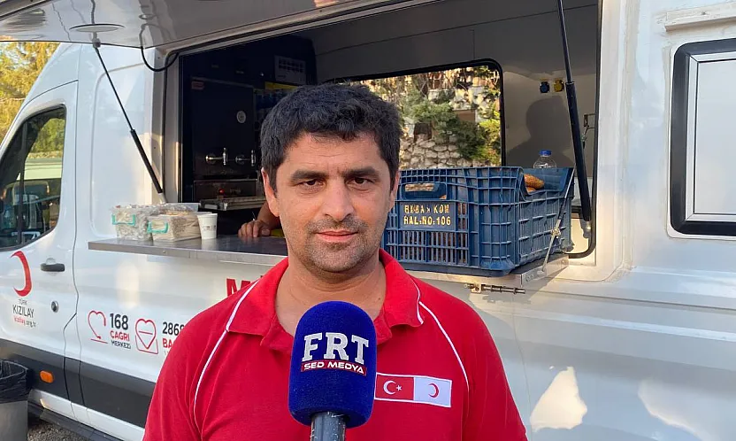Türk Kızılay Fethiye Şubesi Yangın Bölgesinde Görev Başında