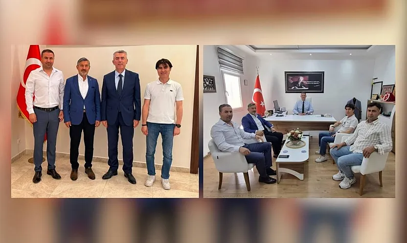 Uçak'tan Bodrum Kaymakamı Sırmalı ve İlçe Milli Eğitim Müdürü'ne ziyaret