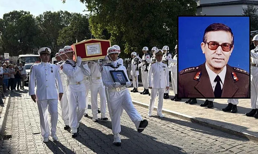 Yargıtay Onursal Daire Başkanı Tokat, Menteşe'de askeri törenle son yolculuğuna uğurlandı