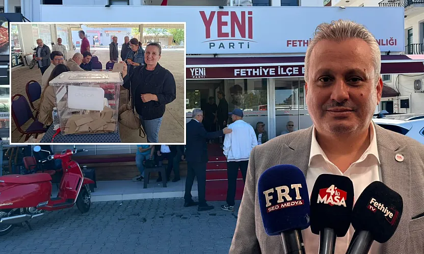 YENİ Parti Fethiye'de üyeler il başkanını belirlemek için sandık başında