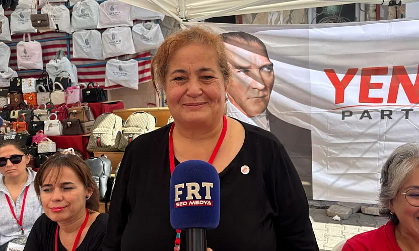 Yeni Parti Kadın Kolları Fethiye Salı Pazarı'nda stant açtı