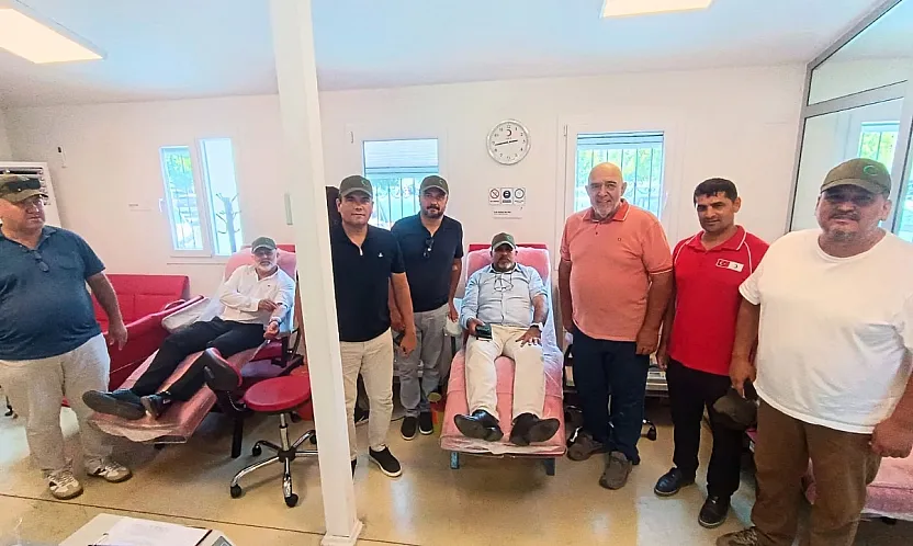 Yeşilay Fethiye Şubesi'nden Kızılay'a kan bağışı desteği